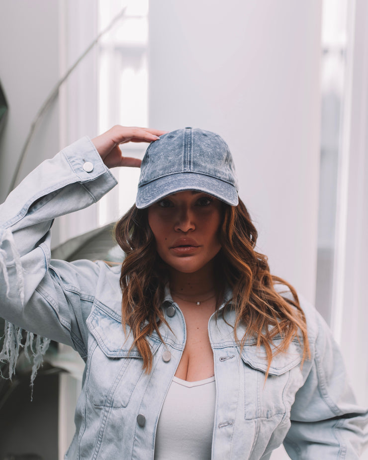 'Bad Hair Day' Denim Dad Hat