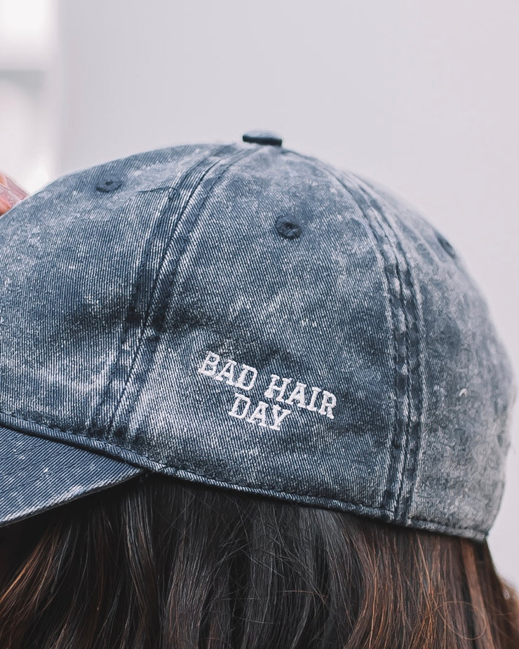 'Bad Hair Day' Denim Dad Hat
