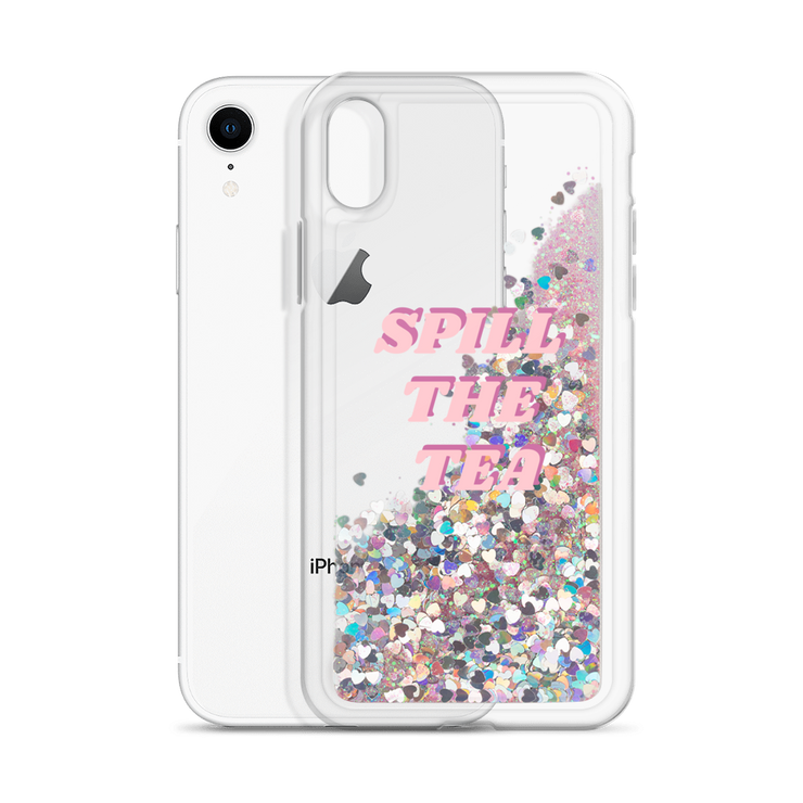 Liquid Glitter 'Spill the Tea' Phone Case