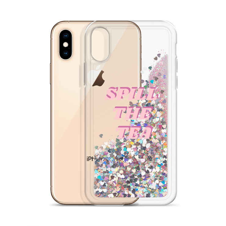 Liquid Glitter 'Spill the Tea' Phone Case