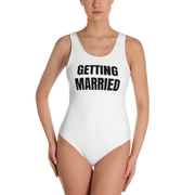 Getting Married One-Piece Swimsuit