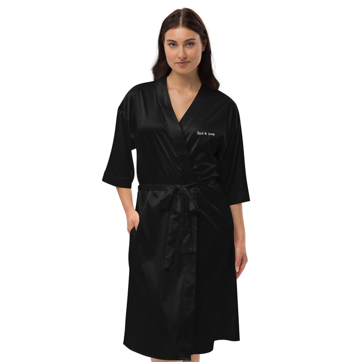 T&S Satin robe