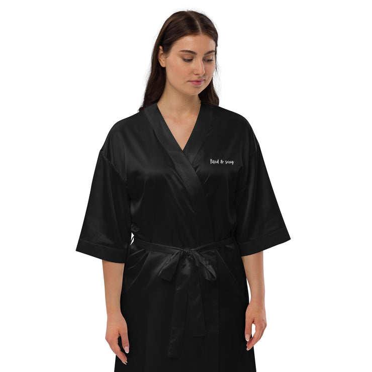 T&S Satin robe