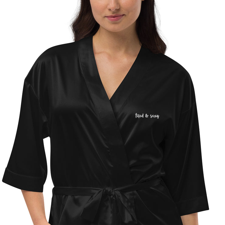 T&S Satin robe