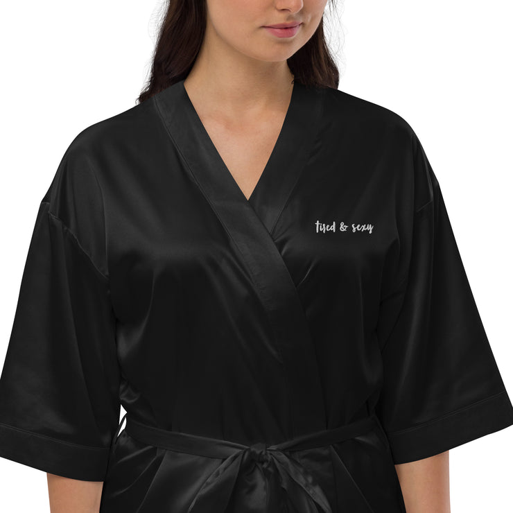 T&S Satin robe