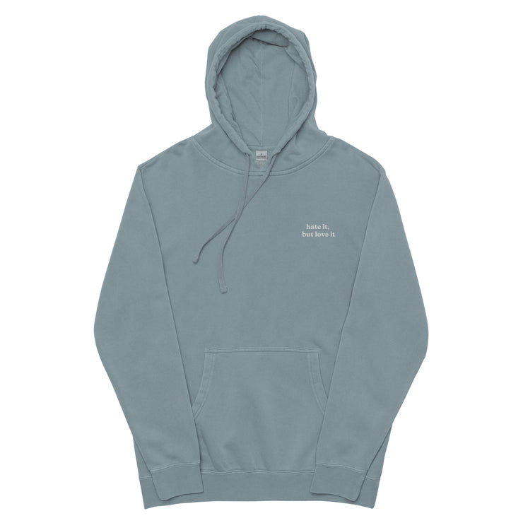 HIBLI Unisex pigment-dyed hoodie